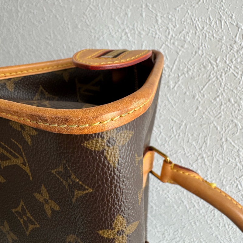 LV花紋橫式雙珠金球手提包👜-71