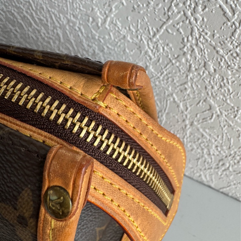 LV花紋橫式雙珠金球手提包👜-79