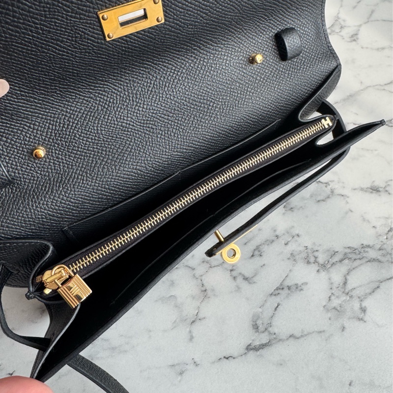 Hermes黑色金釦Kelly TOGO❤️‍🔥❤️‍🔥-16