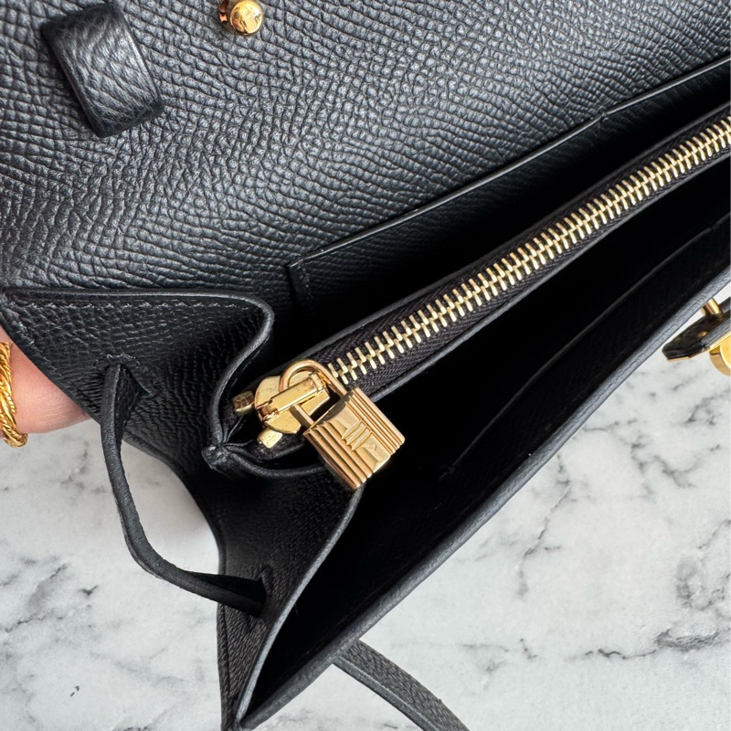 Hermes黑色金釦Kelly TOGO❤️‍🔥❤️‍🔥-18