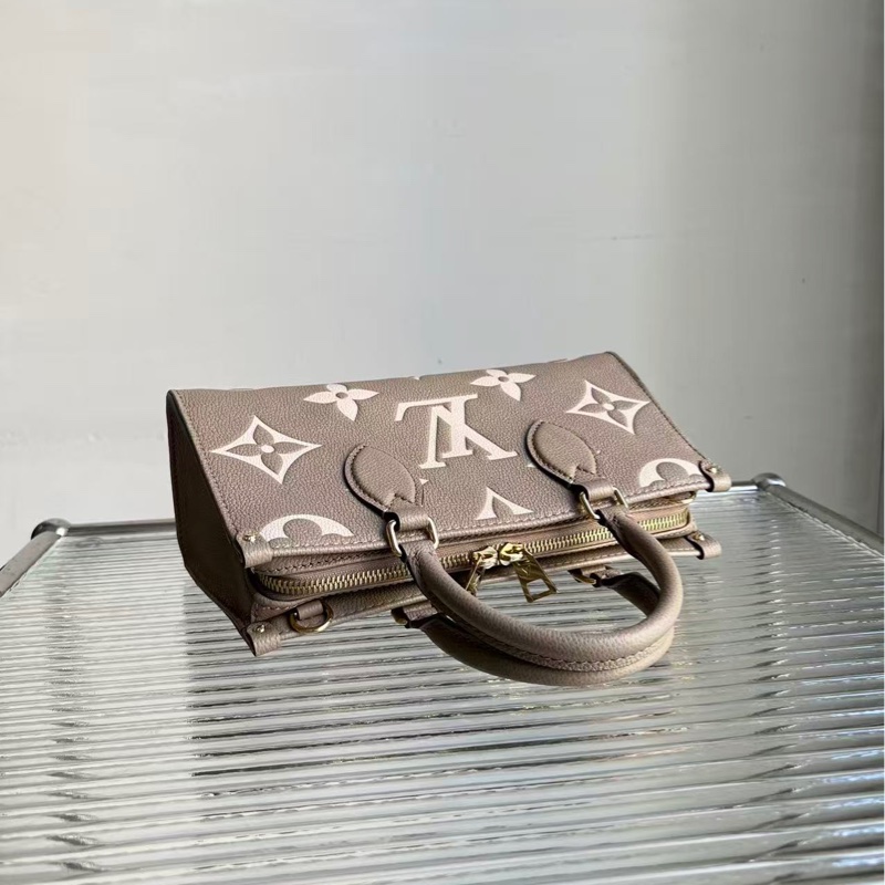 全新🆕 LV/路易威登大象灰橫版 onthego 托特芯片，尺寸：25*13*10-5