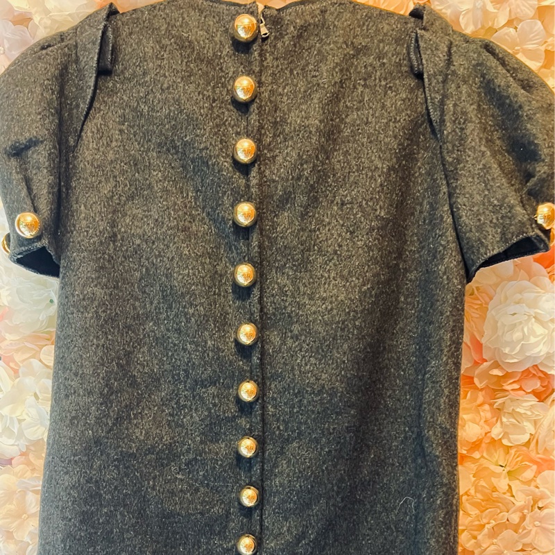 Dg重工羊絨連衣裙38碼全新-3