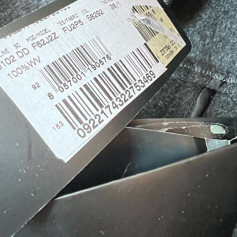 Dg重工羊絨連衣裙38碼全新-6