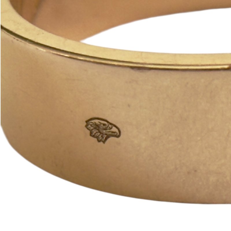 HERMES Kelly 18K玫瑰金 4鑽 戒指-12