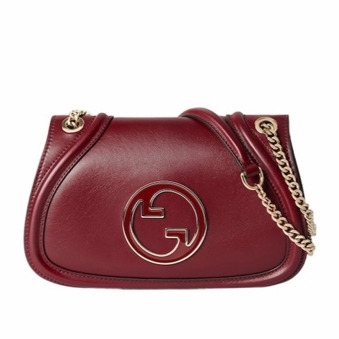 Gucci 女士 Blondie系列小號肩背包均碼碼小號、26.5cm*8.5cm*16.5cm