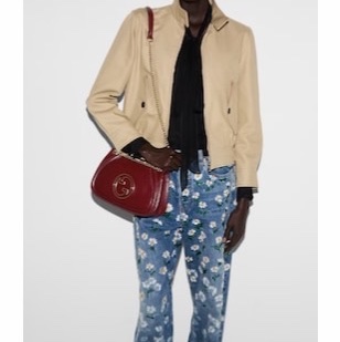 Gucci 女士 Blondie系列小號肩背包均碼碼小號、26.5cm*8.5cm*16.5cm-6