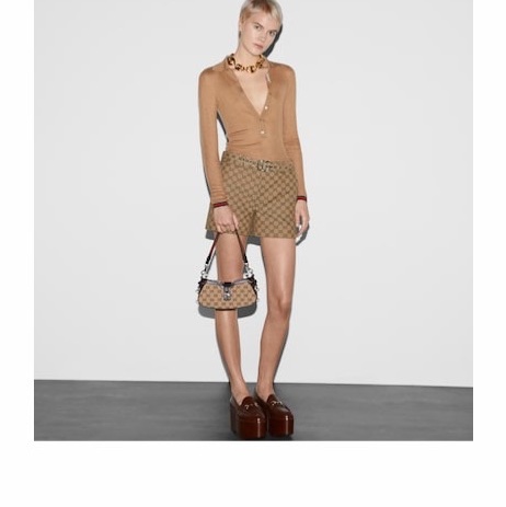 Gucci 女士 MOON SIDE迷你單肩包均碼碼MINI、24cm*5cm*12cm-7