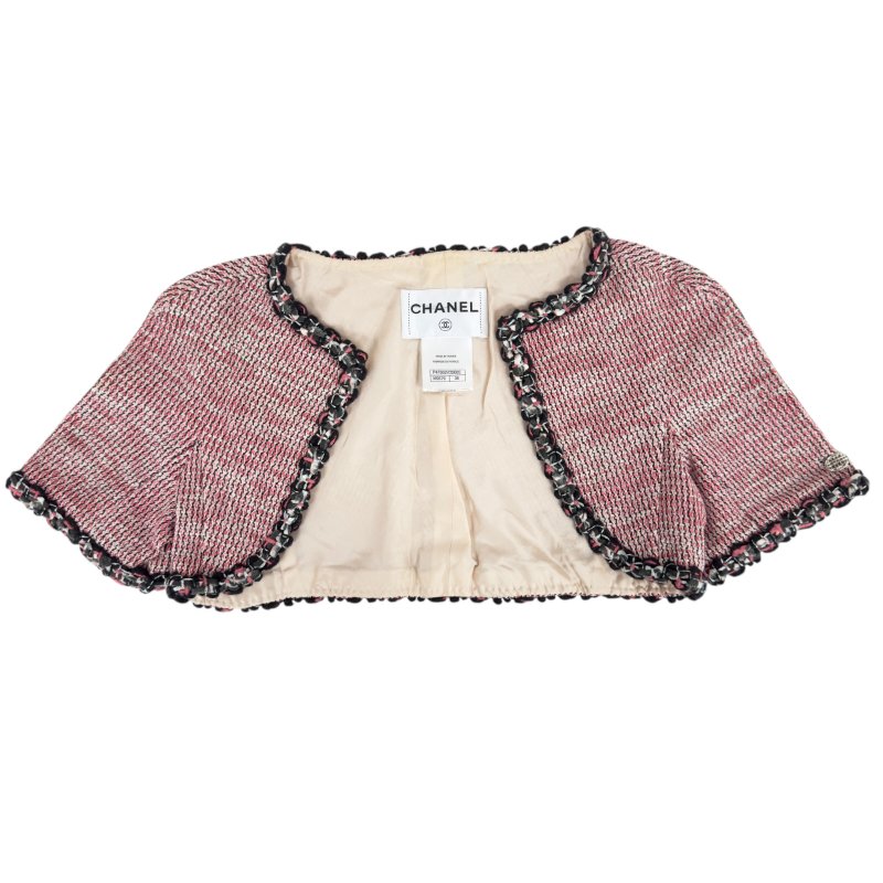 CHANEL 粗花呢 短外套-0