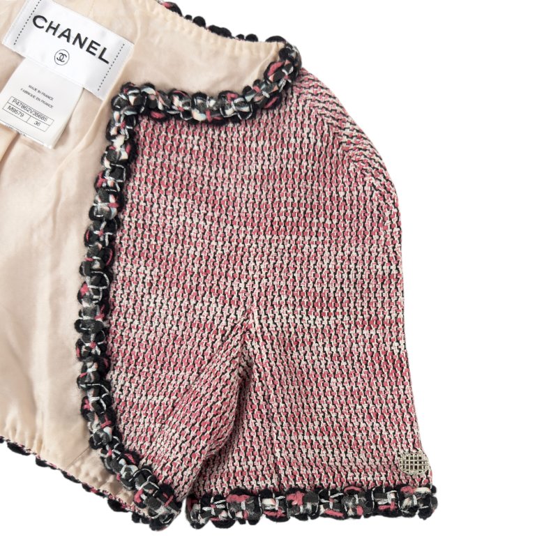 CHANEL 粗花呢 短外套-2