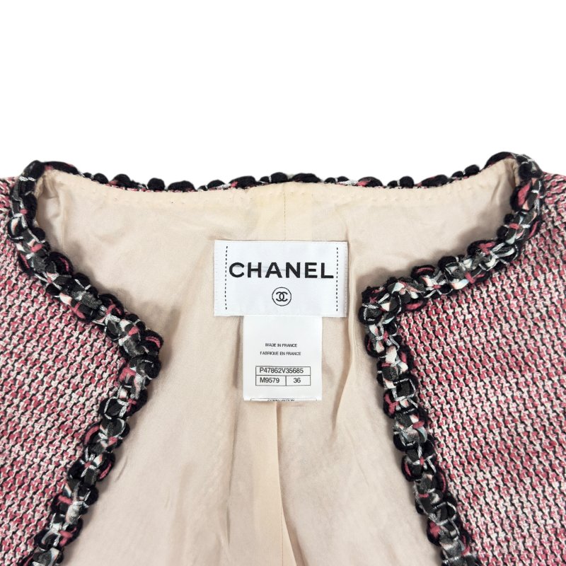 CHANEL 粗花呢 短外套-6