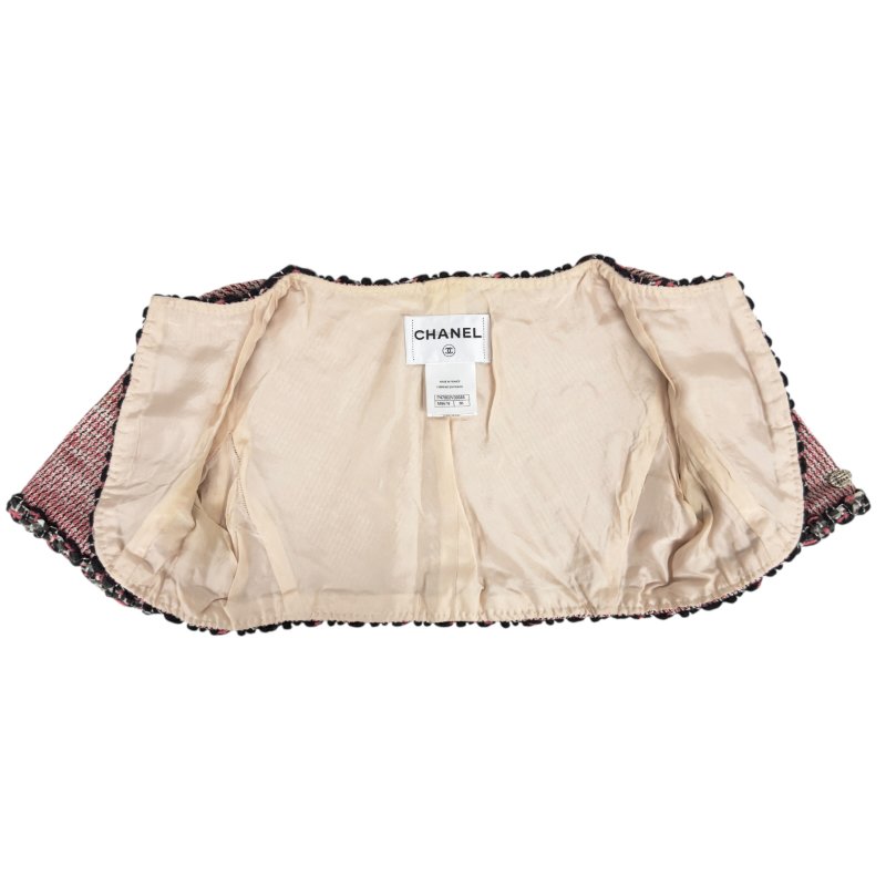 CHANEL 粗花呢 短外套-7