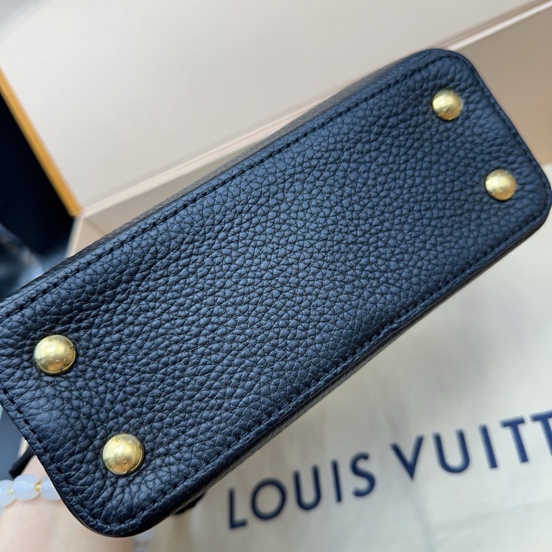 99新 lv路易威登Capucines Mini 女包 手提斜挎包-4