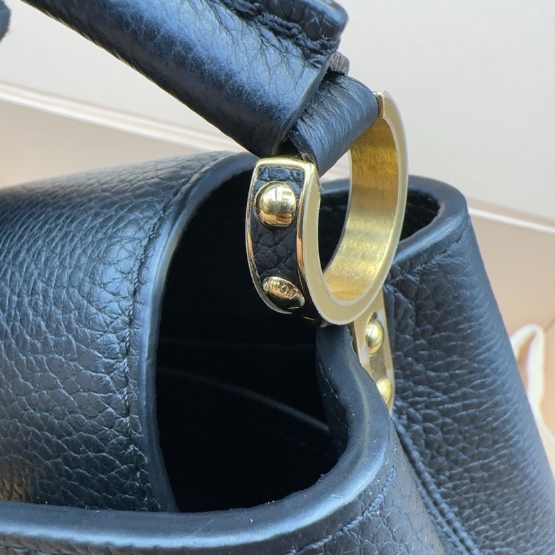 99新 lv路易威登Capucines Mini 女包 手提斜挎包-6