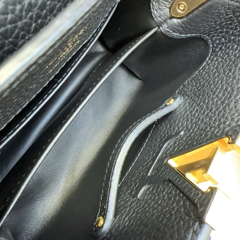 99新 lv路易威登Capucines Mini 女包 手提斜挎包-12