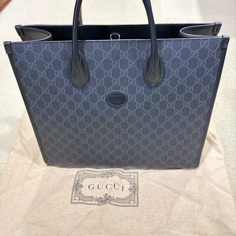 Gucci GG Supreme 系列托特包-0