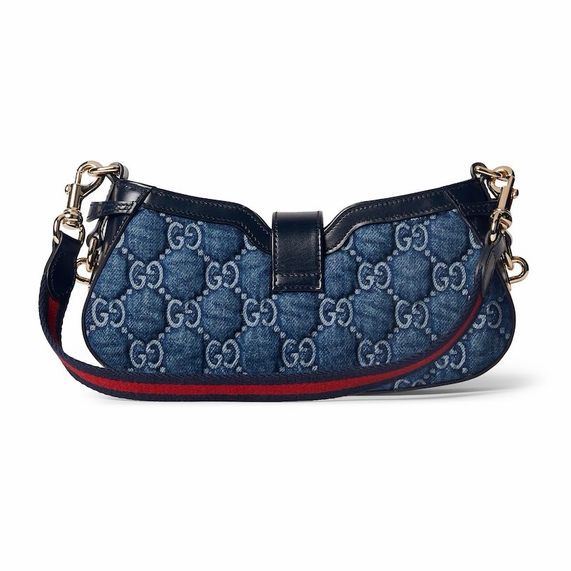 Gucci 女士 迷你Moon Side搭扣手提包均碼碼MINI、24cm*5cm*12cm-2