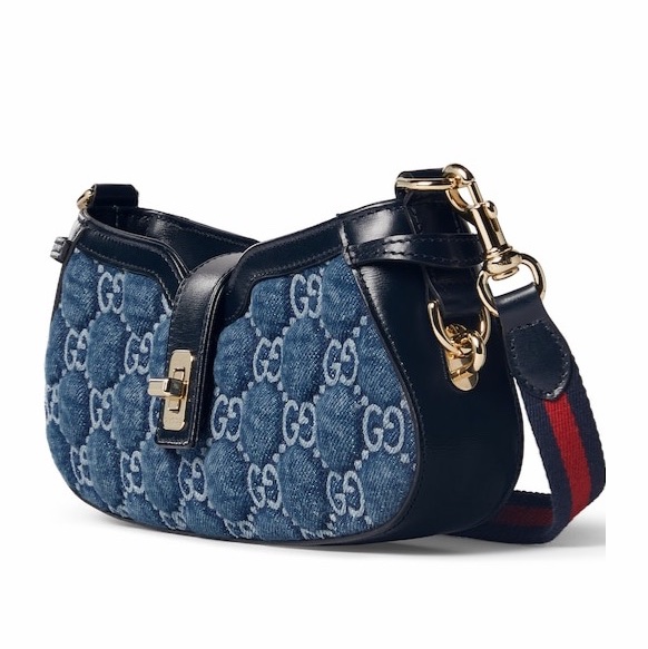 Gucci 女士 迷你Moon Side搭扣手提包均碼碼MINI、24cm*5cm*12cm-6