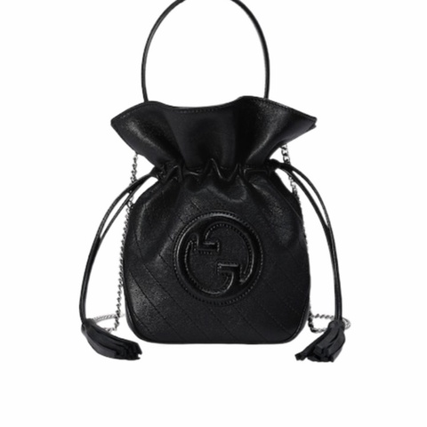 Gucci 女士 BLONDIE 迷你水桶單肩包均碼碼MINI、19cm*8cm*15cm