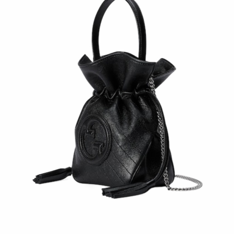 Gucci 女士 BLONDIE 迷你水桶單肩包均碼碼MINI、19cm*8cm*15cm-5