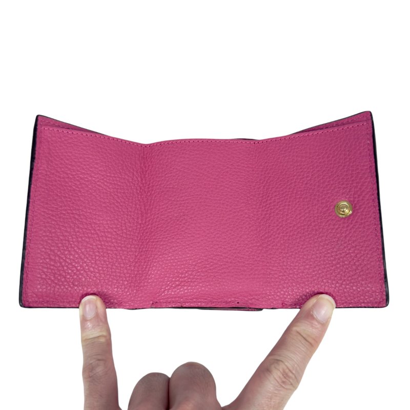 CHLOE 多摺 迷你銀包-17