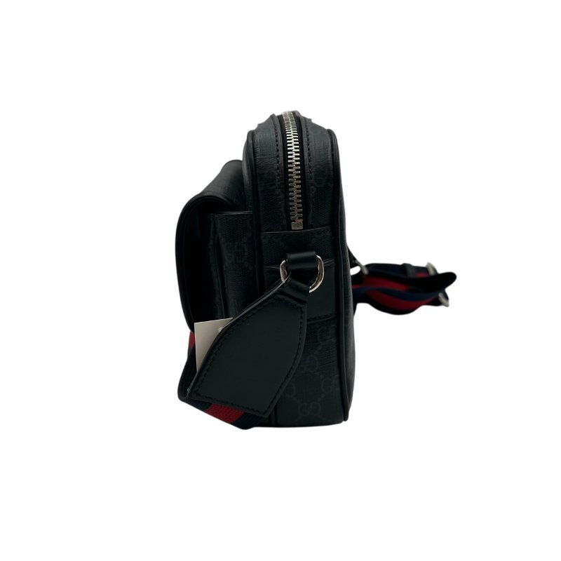 【美收精品】GUCCI GG黑色斜背包 C-234【隔月月中將轉賣至日本 上架期限30天】-2