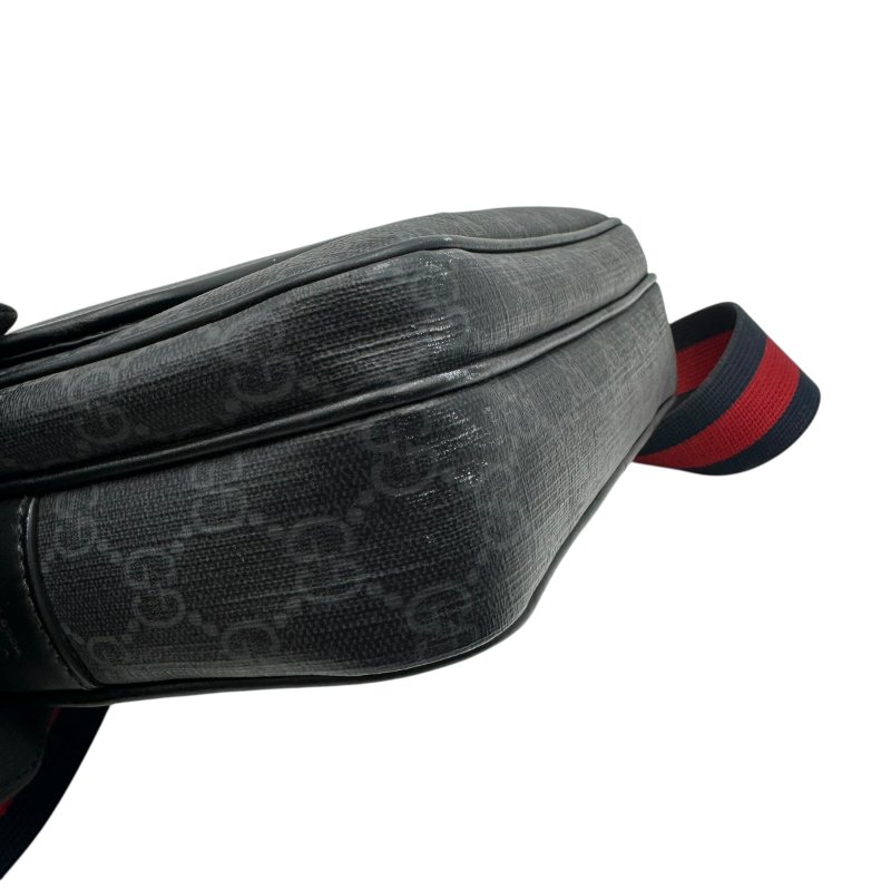 【美收精品】GUCCI GG黑色斜背包 C-234【隔月月中將轉賣至日本 上架期限30天】-6