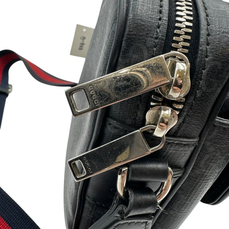 【美收精品】GUCCI GG黑色斜背包 C-234【隔月月中將轉賣至日本 上架期限30天】-10