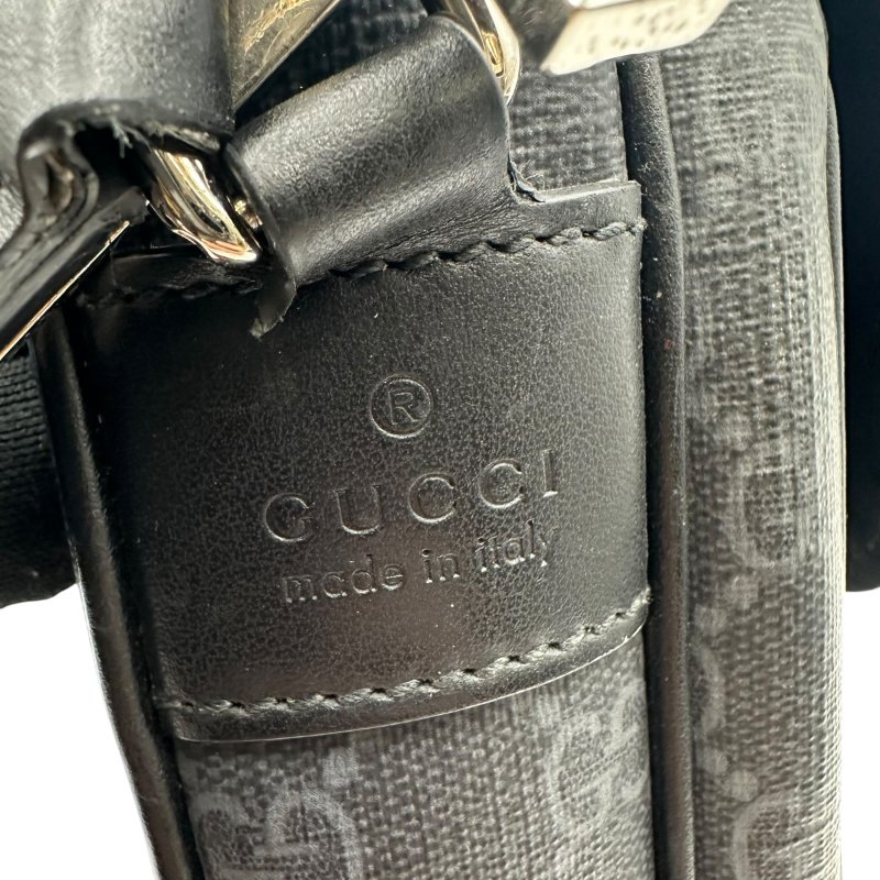 【美收精品】GUCCI GG黑色斜背包 C-234【隔月月中將轉賣至日本 上架期限30天】-11