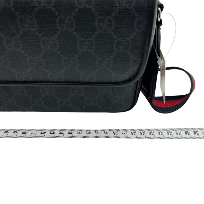 【美收精品】GUCCI GG黑色斜背包 C-234【隔月月中將轉賣至日本 上架期限30天】-13