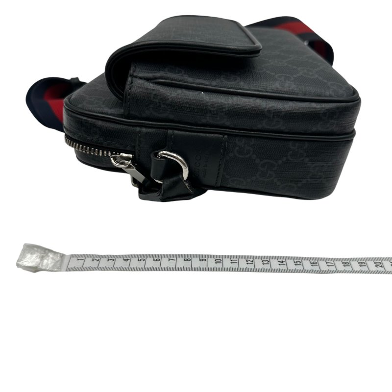 【美收精品】GUCCI GG黑色斜背包 C-234【隔月月中將轉賣至日本 上架期限30天】-14