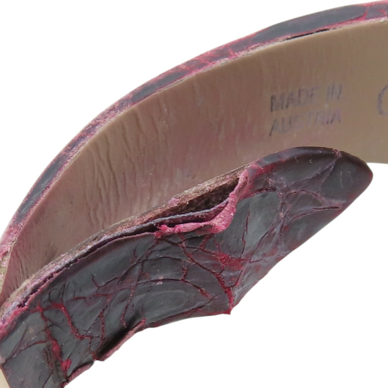 白色錶盤 18K黃金 紅色 牛皮錶帶 La Dona de Cartier SM 腕錶【Cartier 卡地亞】 WE600651-12