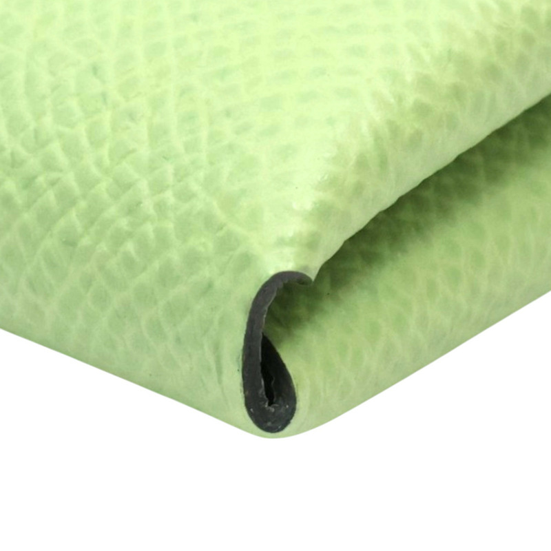 牛油果綠色 EPSOM牛皮 Calvi Duo 卡夾 名片夾 B刻【HERMES 愛馬仕】 H082977CK-10