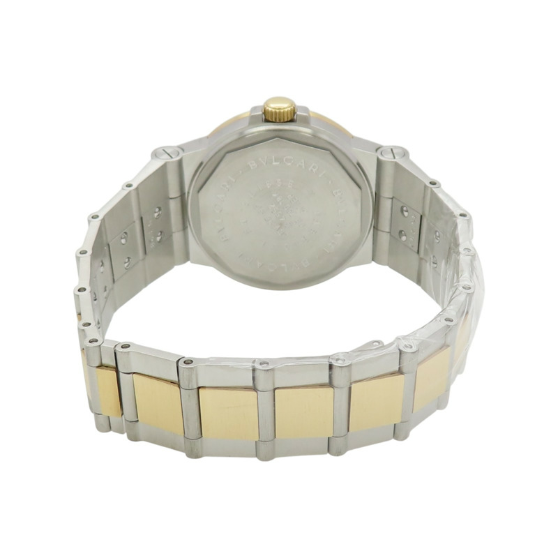 黑色錶盤 18K黃金 不鏽鋼 Diagono Sport 腕錶【BVLGARI 寶格麗】 LCV35SG-4