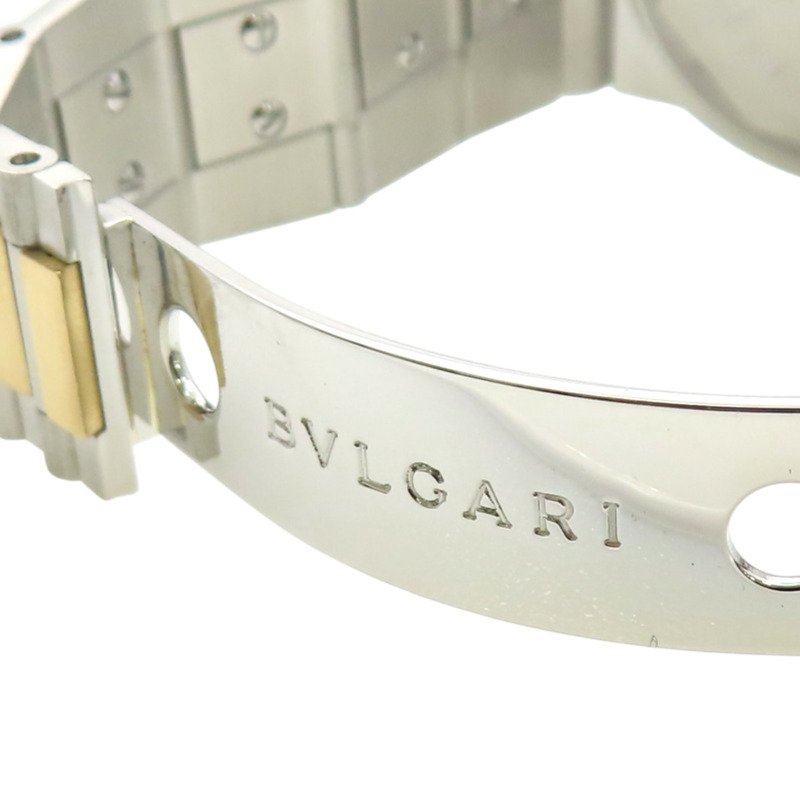 黑色錶盤 18K黃金 不鏽鋼 Diagono Sport 腕錶【BVLGARI 寶格麗】 LCV35SG-8