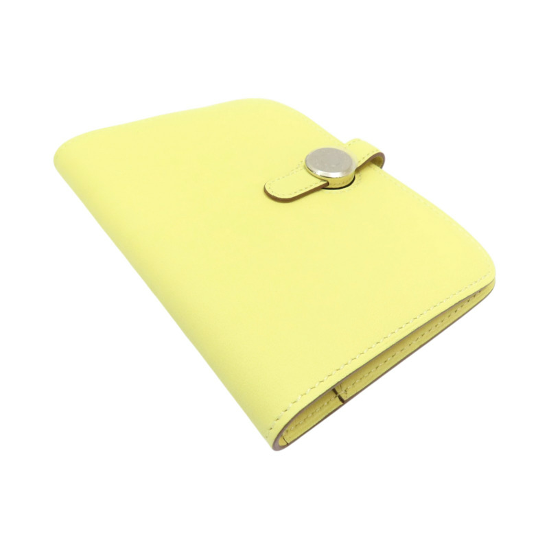 小雞黃 SWIFT牛皮 Dogon Compact錢包 短夾 X刻【HERMES 愛馬仕】-2