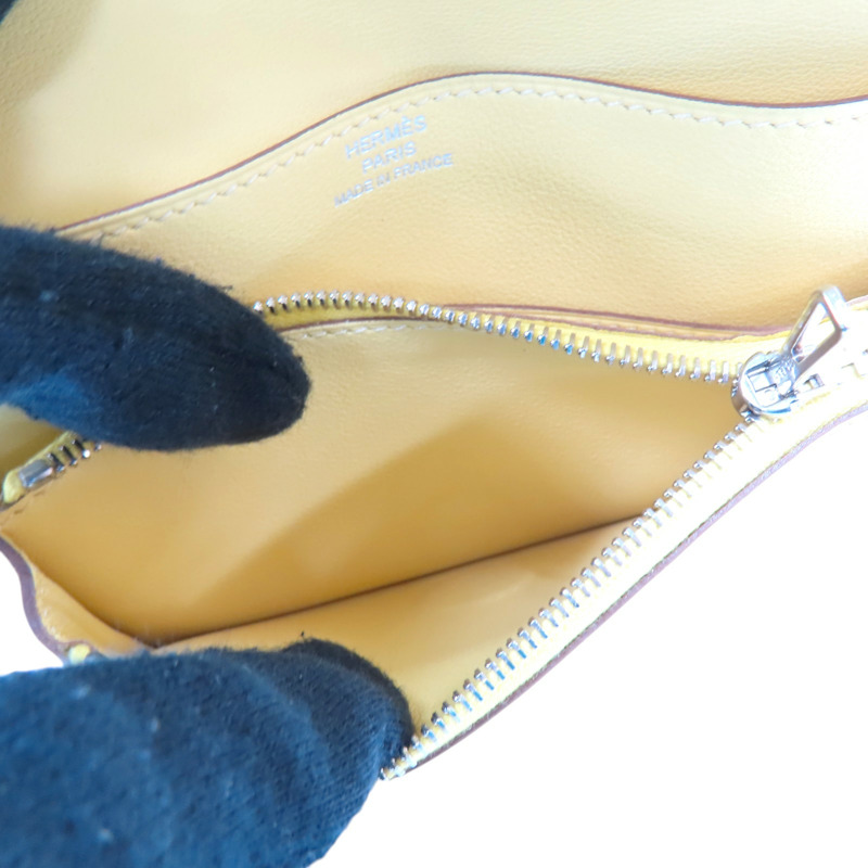 小雞黃 SWIFT牛皮 Dogon Compact錢包 短夾 X刻【HERMES 愛馬仕】-7