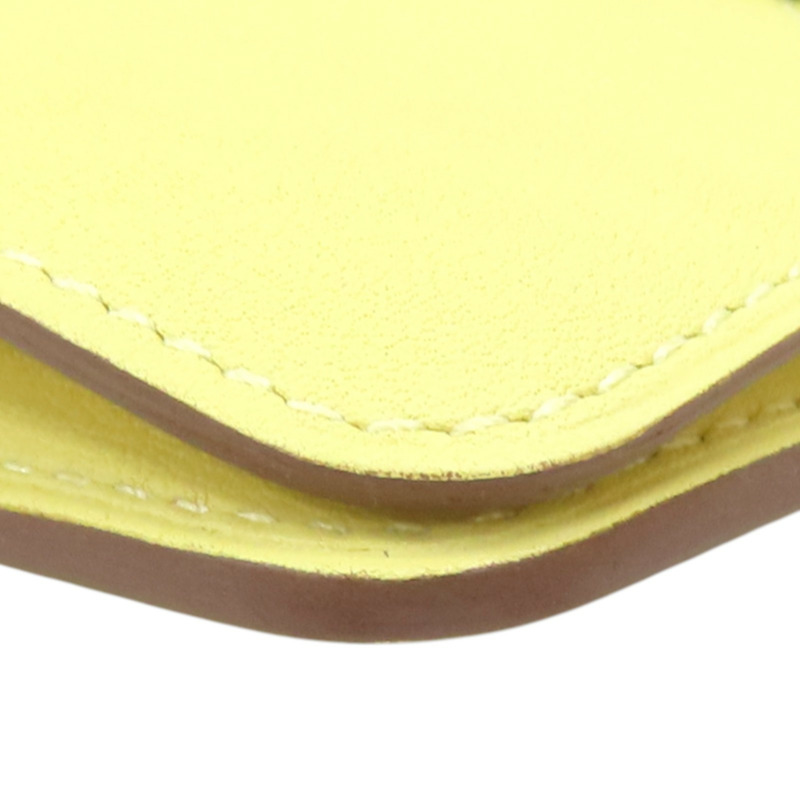 小雞黃 SWIFT牛皮 Dogon Compact錢包 短夾 X刻【HERMES 愛馬仕】-13