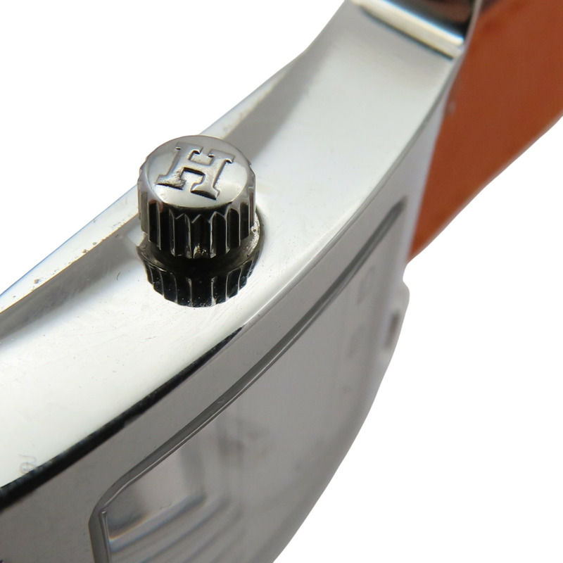 白色錶盤 皮帶 不鏽鋼 Heure H 腕錶【HERMES 愛馬仕】 HH1.210-8