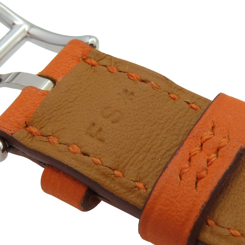 白色錶盤 皮帶 不鏽鋼 Heure H 腕錶【HERMES 愛馬仕】 HH1.210-11