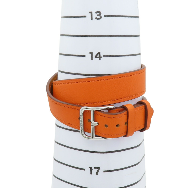 白色錶盤 皮帶 不鏽鋼 Heure H 腕錶【HERMES 愛馬仕】 HH1.210-14