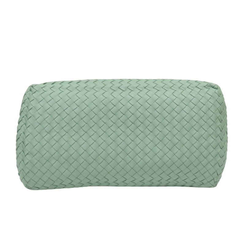 淺綠色 編織羊皮 Cesta 肩背包【BOTTEGA VENETA BV 寶緹嘉】-3