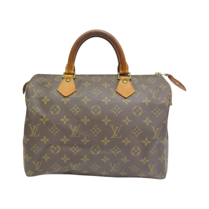 棕色 原花帆布 Speedy30 手提包 M41526 (無鑰使)【LOUIS VUITTON LV 路易威登】 M41526-0