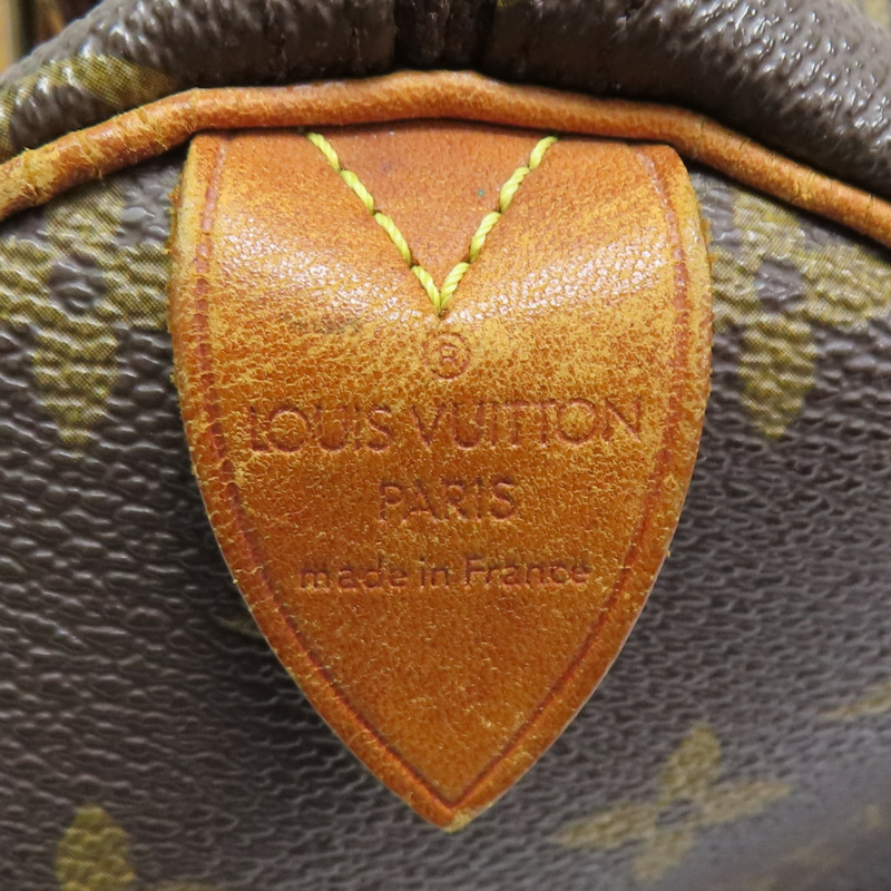 棕色 原花帆布 Speedy30 手提包 M41526 (無鑰使)【LOUIS VUITTON LV 路易威登】 M41526-7