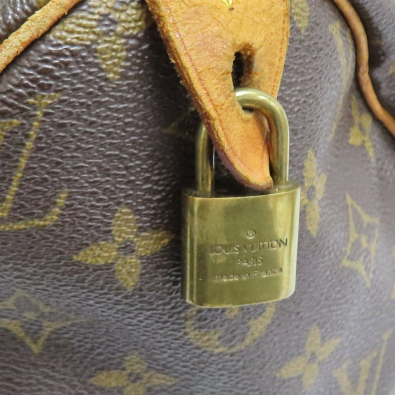 棕色 原花帆布 Speedy30 手提包 M41526 (無鑰使)【LOUIS VUITTON LV 路易威登】 M41526-14