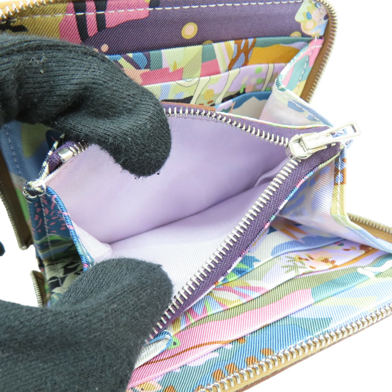 金棕色 Epsom牛皮 Silk'In 短夾 K刻 銀釦【HERMES 愛馬仕】 H087100CK-7