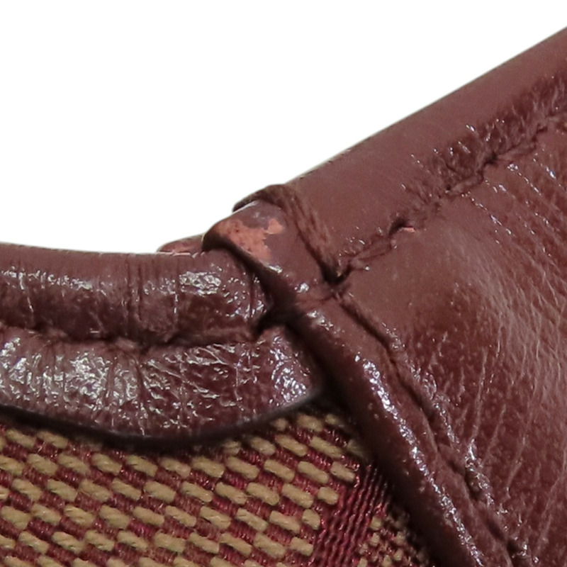 酒紅色帆布 Jackie 1961 肩背包 636706【GUCCI 古馳】 636706-16