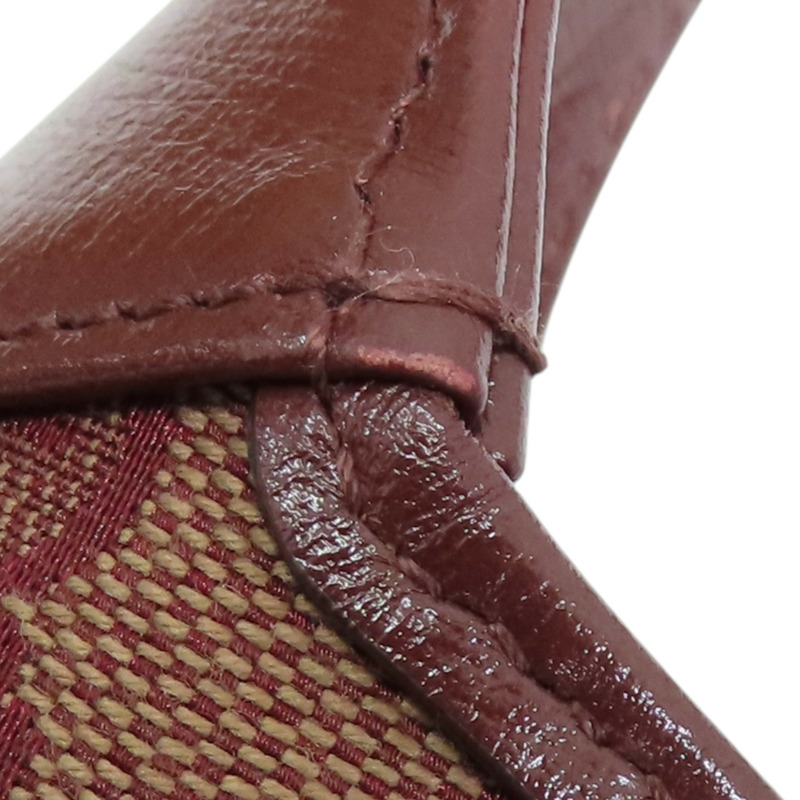 酒紅色帆布 Jackie 1961 肩背包 636706【GUCCI 古馳】 636706-18