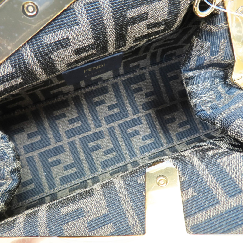 黑色 羊皮 First Small 肩背包【FENDI 芬迪】 8BP129-4