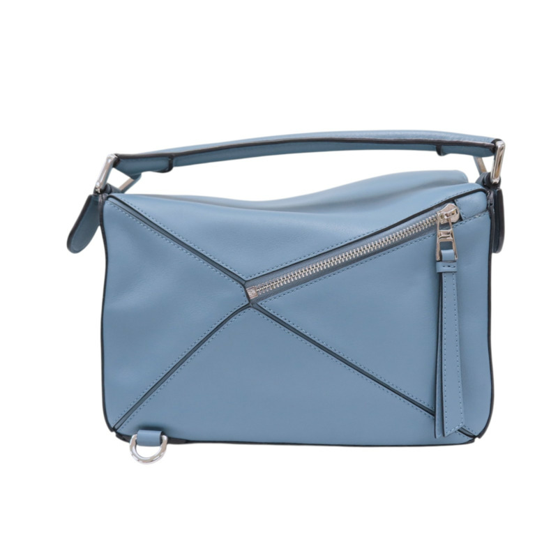 藍色 牛皮 Puzzle 兩用包【LOEWE 羅威】 322.30.K79-1
