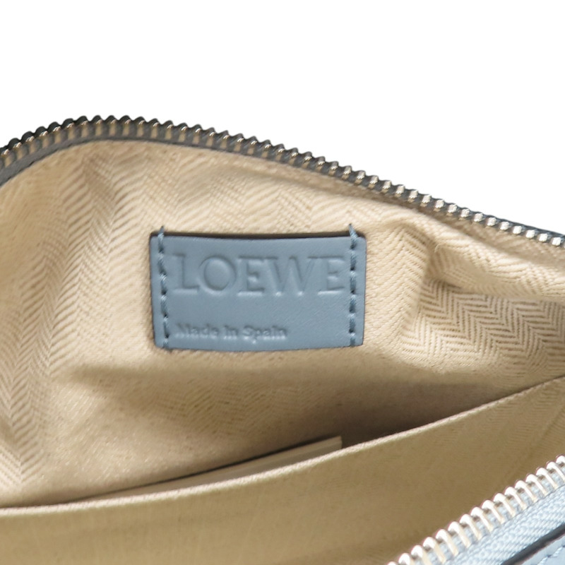 藍色 牛皮 Puzzle 兩用包【LOEWE 羅威】 322.30.K79-5